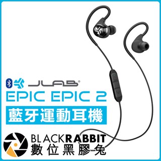 數位黑膠兔【 JLab Epic 2 藍牙運動耳機 】 記憶耳掛 防水 可水洗 超長效電力 無線 藍牙 運動 耳機