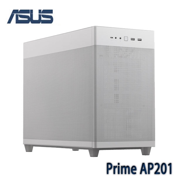 【3CTOWN】含稅 ASUS Prime AP201 White Edition 白色 金屬網孔側板 電腦機殼