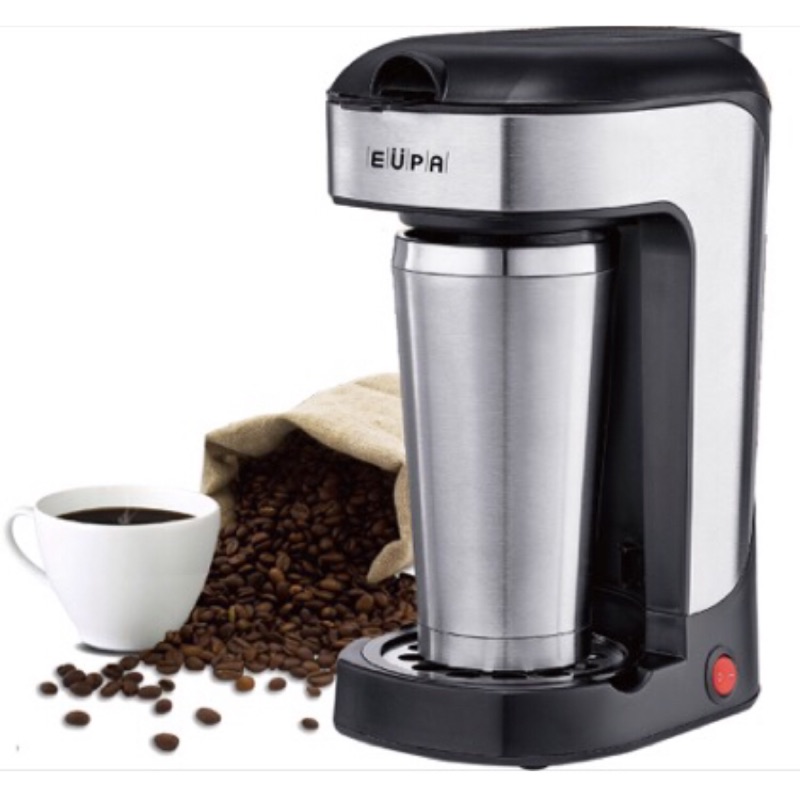 [全新］優柏 EUPA 單杯份美式咖啡機 304不鏽鋼杯 TSK-1941 DRIP COFFEE MAKER