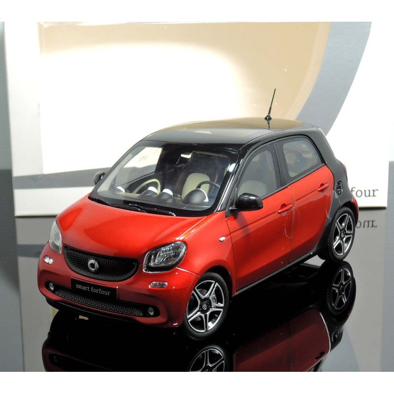 【M.A.S.H】現貨瘋狂價 原廠 Norev 1/18 Smart forfour Coupe (W453) 紅黑