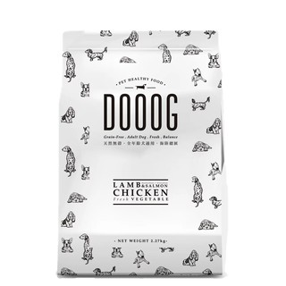 【DOOOG】天然無穀 犬糧 海陸總匯 2.27kg 狗飼料 全齡犬