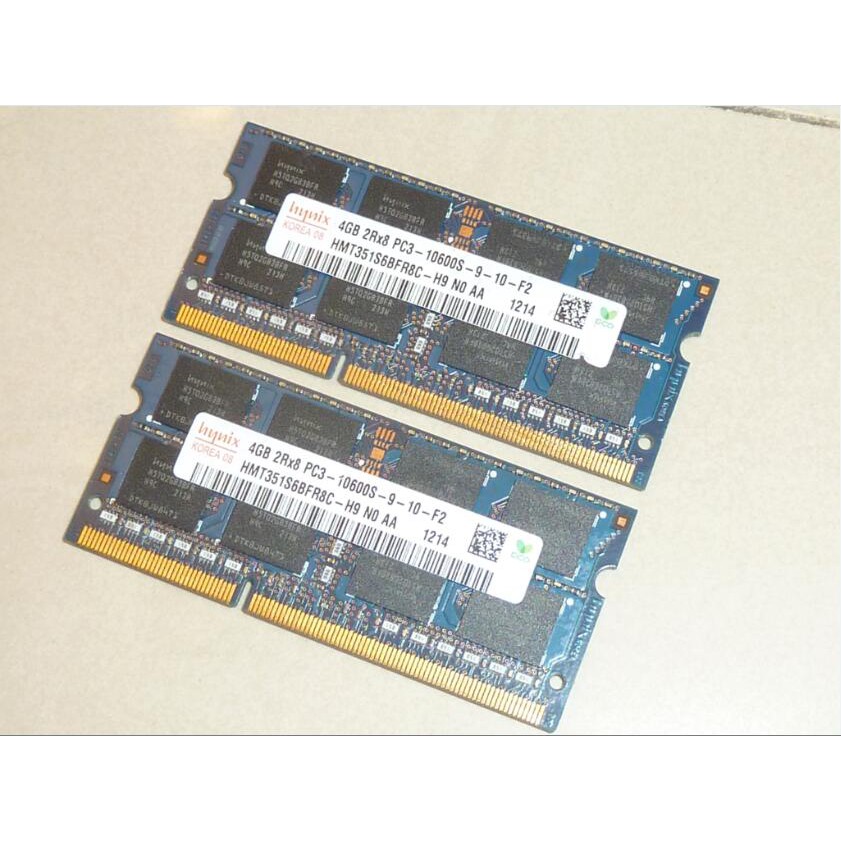 Hynix 海力士 DDR3 1333 PC3 10600 4G GB 雙面顆粒