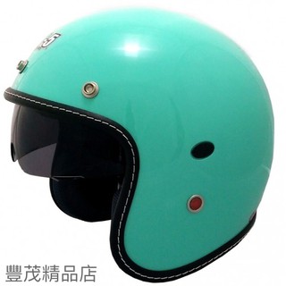 ⚠️出清⚠️ GP-5 338 隱藏式墨片 車縫質感邊條 時尚復古 半罩 騎士帽 復古帽 安全帽