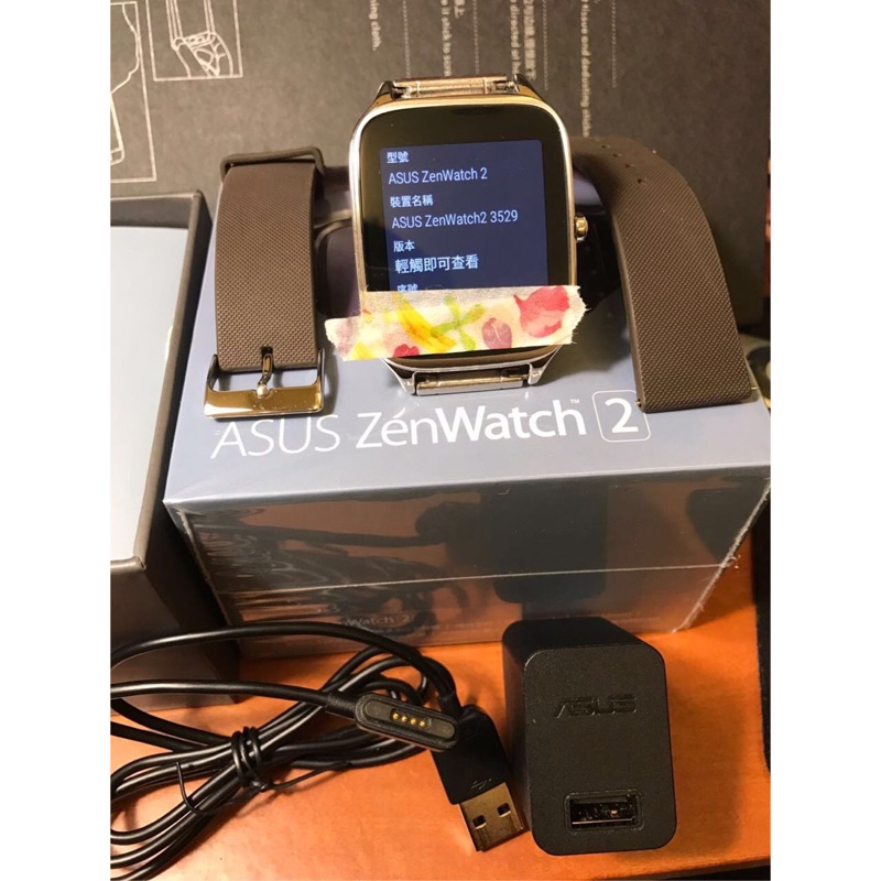 ASUS ZenWatch2 智慧錶 (率性運動咖) (22mm) 保固至2017/01/06 （不含金屬錶帶）