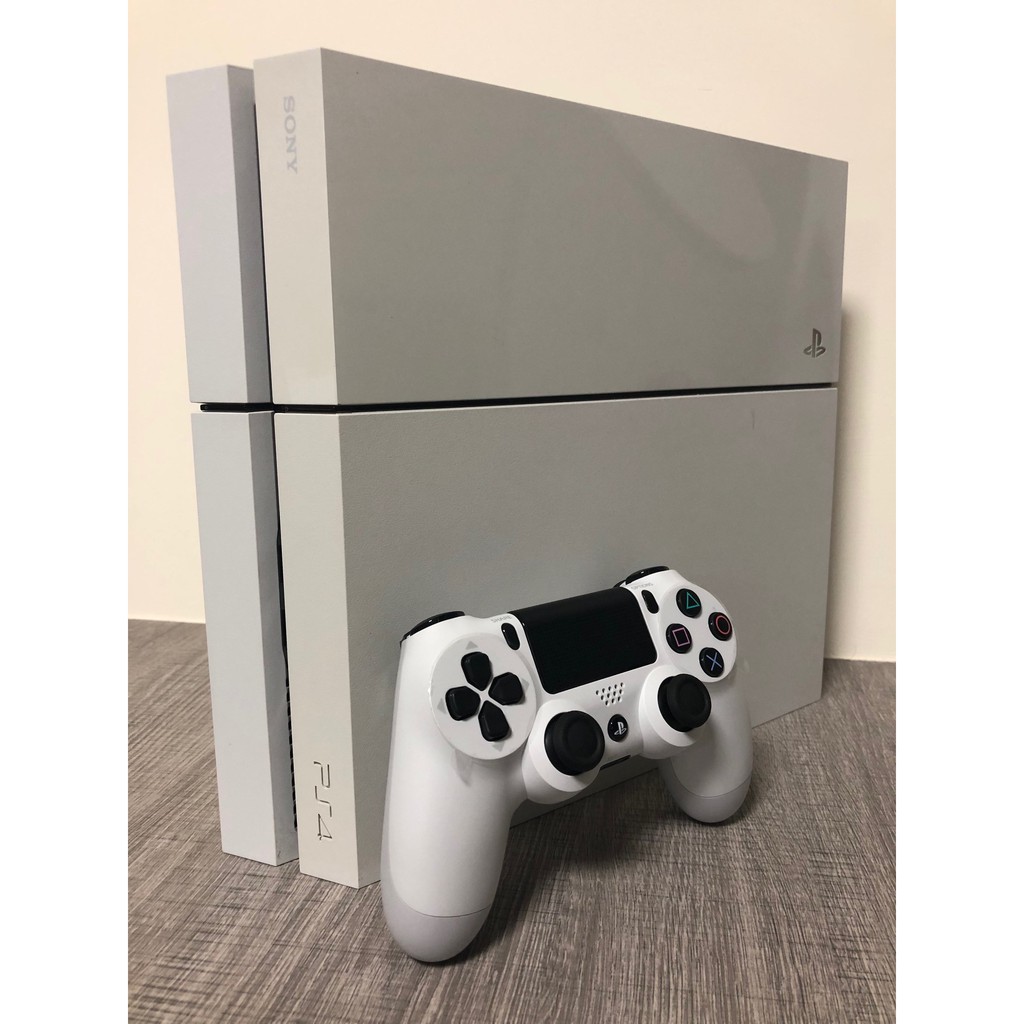 Ps4 主機二手cuh 1107a型500gb 冰河白全新手把 蝦皮購物