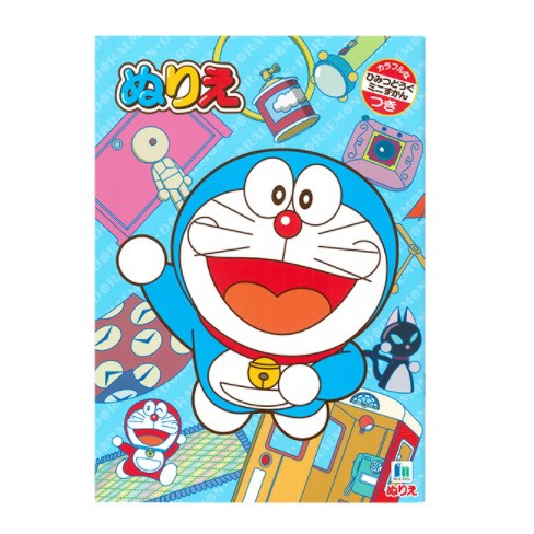 胖兔兒精選 日本製小叮噹多啦ㄟ夢畫冊大雄繪圖本doraemon 著色本繪本塗鴉著色文具 蝦皮購物