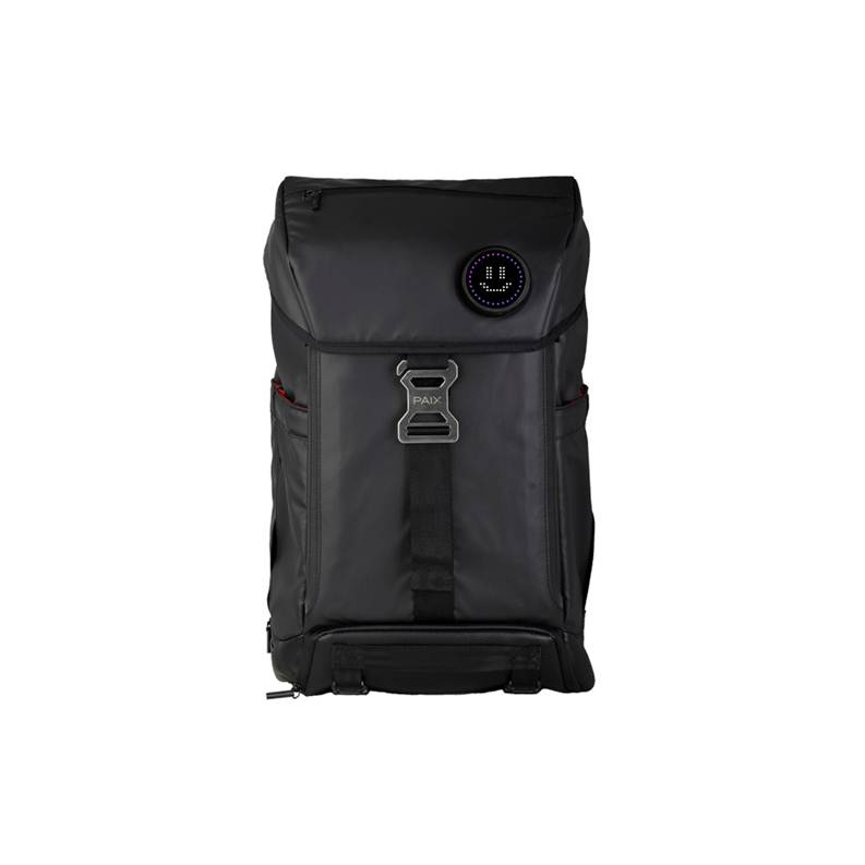 BACKPAIX背包含智慧徽章 – 黑 含金屬保溫水壺 背包防水袋、鞋套（防水袋）