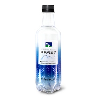 悅氏 礦泉氣泡水[箱購] 520ml x 24【家樂福】