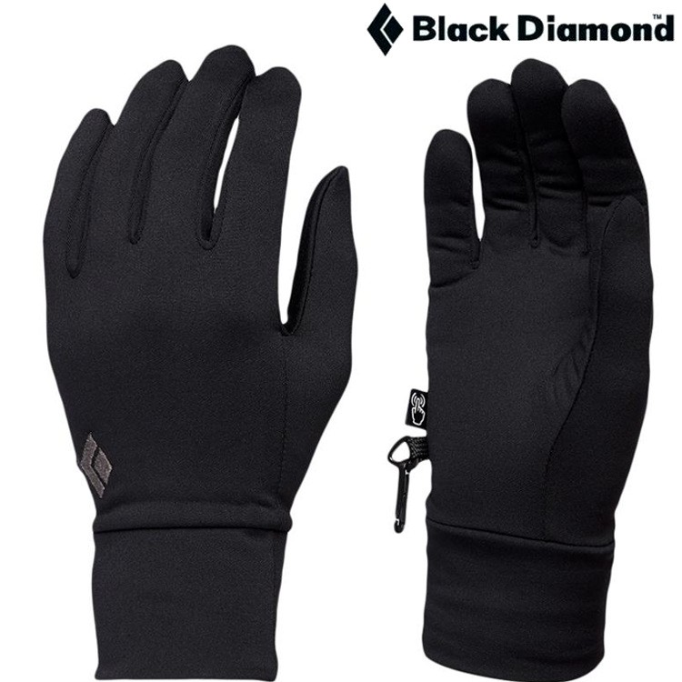 Black Diamond L.Screentap 輕量可觸控彈性手套/內手套 BD 801870 黑 特價款
