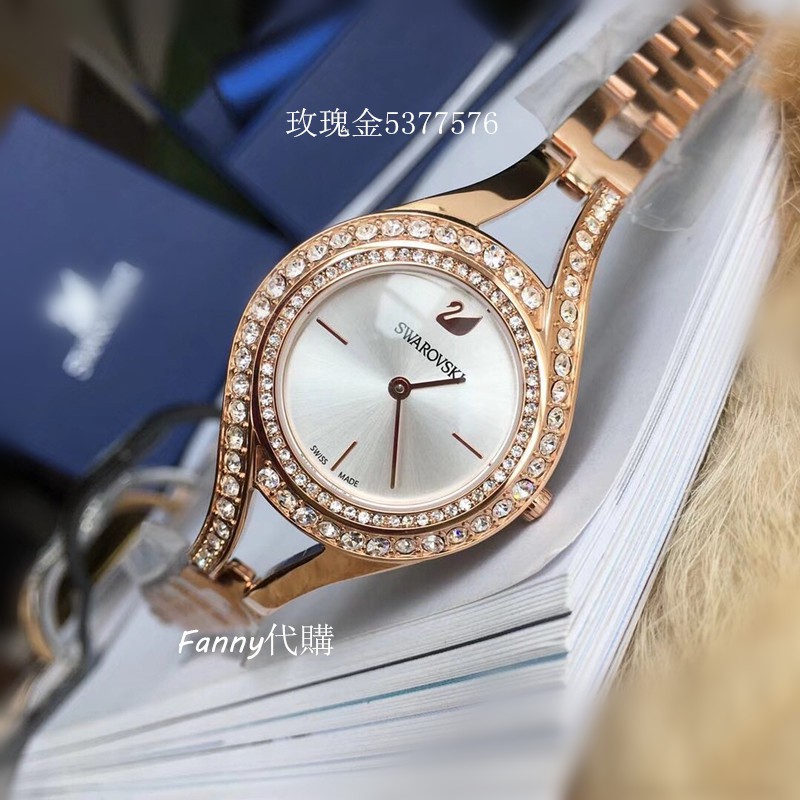 新款潮流Swarovski 施華洛世奇手錶天鵝石英女錶新款無限愛鋼帶鑲鑽玫瑰金香檳色黑銀時尚5377545 | 蝦皮購物