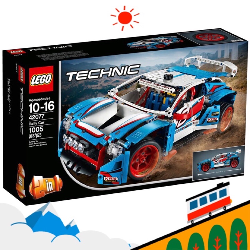💯 全台最低價❗️台南可自取 LEGO 樂高 42077 拉力賽車 科技系列