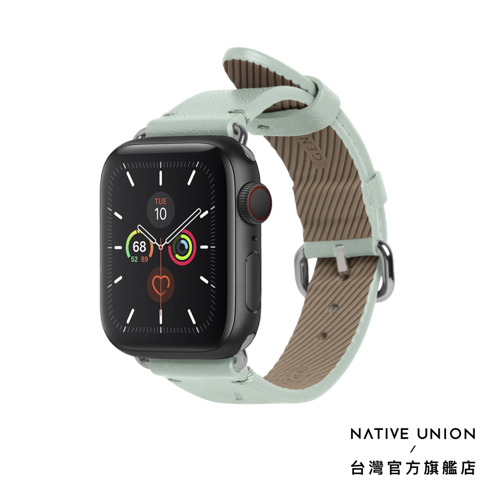 【NATIVE UNION】Apple Watch Strap 經典皮革錶帶 - 薄荷綠