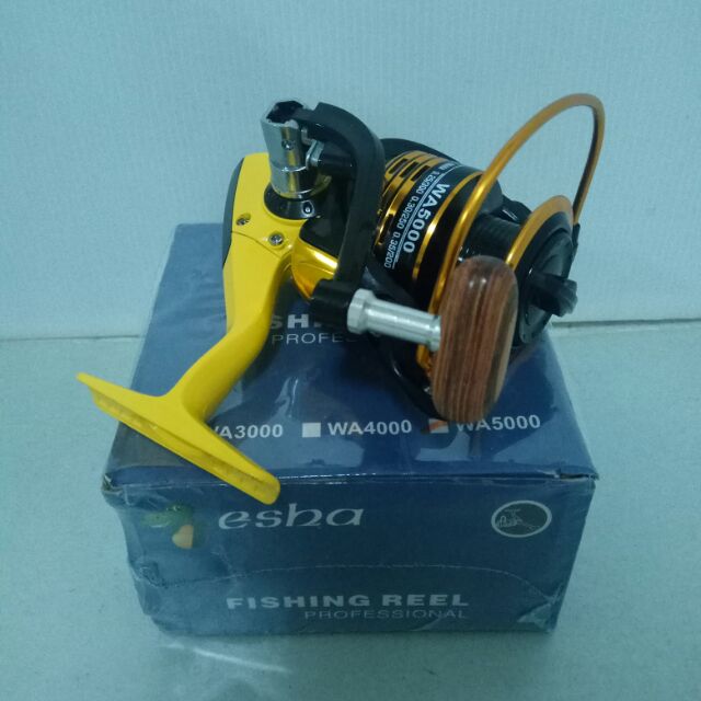 專業捲線器 esba WA5000（圖一）WA6000（圖二）WA7000（圖三）釣魚捲軸 捲線器