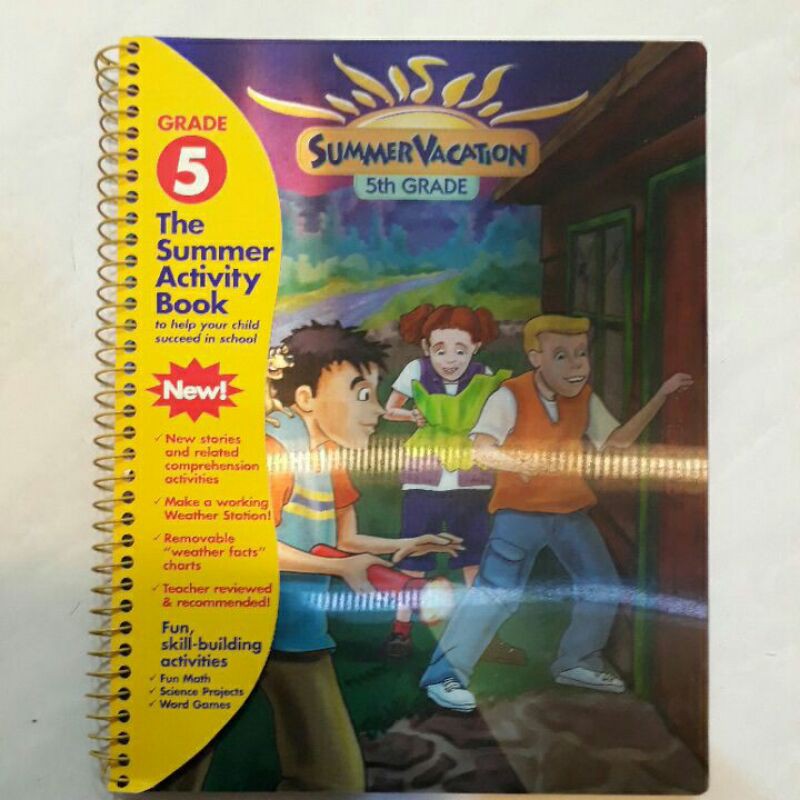Summer Vacation 5th Grade (grade 5 summer activity book) | 蝦皮購物