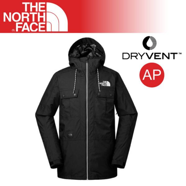 【The North Face 男 DV防水外套《黑》】3IFC/DryVent /防水夾克/風雨衣/戶外登山/悠遊山水