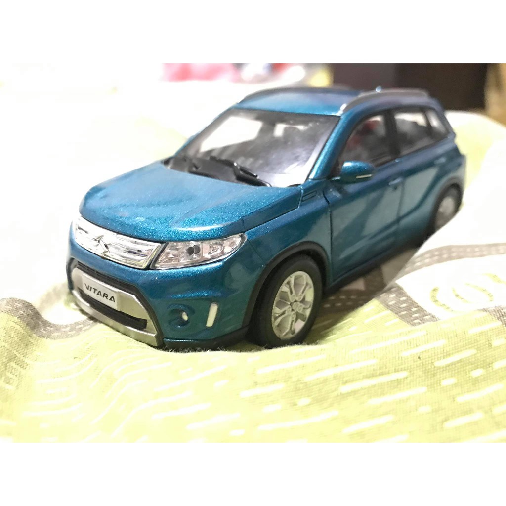 台灣原廠 suzuki vitara 1/35 模型車 二手品 稀少藍色 模型車