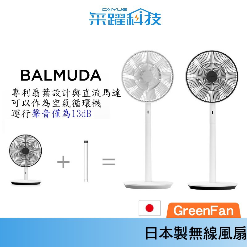 BALMUDA  GreenFan EGF-1800 百慕達 官方指定經銷 果嶺風扇 綠化 循環扇 日本製   公司貨