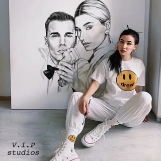 《V.I.P》新款Drew house Mascot SS Tee 短T 短袖 上衣 笑臉 小賈斯丁 官方貨 美國公司貨