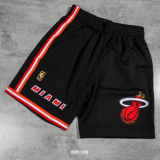 Mitchell & Ness M&N SWINGMAN SHORT Heat 邁阿密 熱火 籃球褲 NBA 球褲