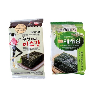 韓國 傳統海苔 海苔 單包 調味海苔 韓國海苔 激安殿堂 竹鹽海苔 廣川傳統海苔