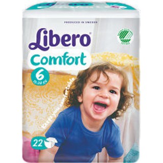 麗貝樂 嬰兒 紙尿褲 Comfort 6號 XL (22片/包)