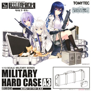 TOMYTEC 1/12 迷你武裝 LD038 軍用硬殼收納箱A3 白/灰 組裝模型 東海模型