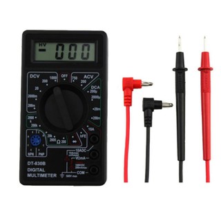 DT-830B 數字萬用表 數字萬能表 萬能表 手持式萬用表 黑色款 電表 三用電表
