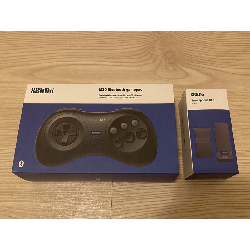 八位堂 8bitdo M30藍牙手把 附手機支架