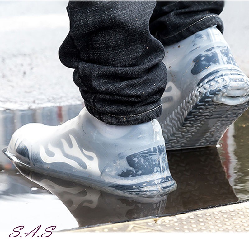【SAS】矽膠雨鞋套 雨鞋套 防滑鞋套 防雨鞋套 防水鞋套 矽膠鞋套 止滑鞋套 男女雨鞋套 【售完為止 802O】