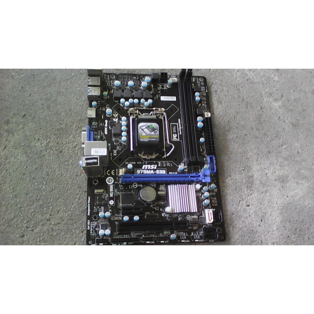 微星 MSI B75MA-E33 LGA1155主機板 良品 M1