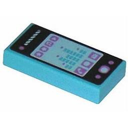 LEGO 樂高 Friends1x2 智慧型手機 手機 電話 印刷 水藍色 3069bpb279