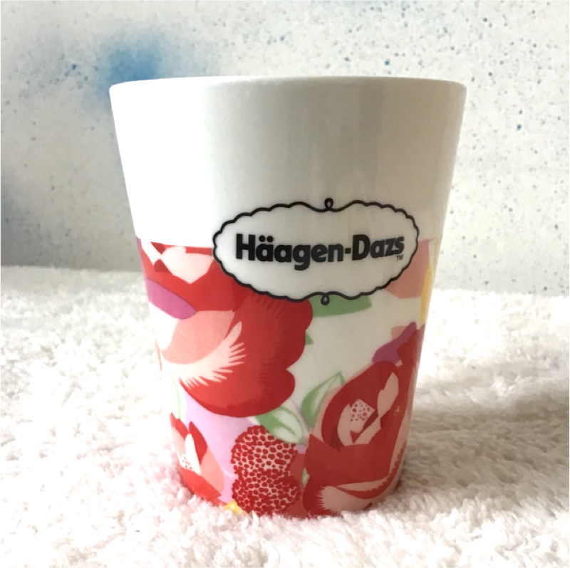 Haagen dazs 哈根達斯 春意盎然 馬克杯 花茶杯