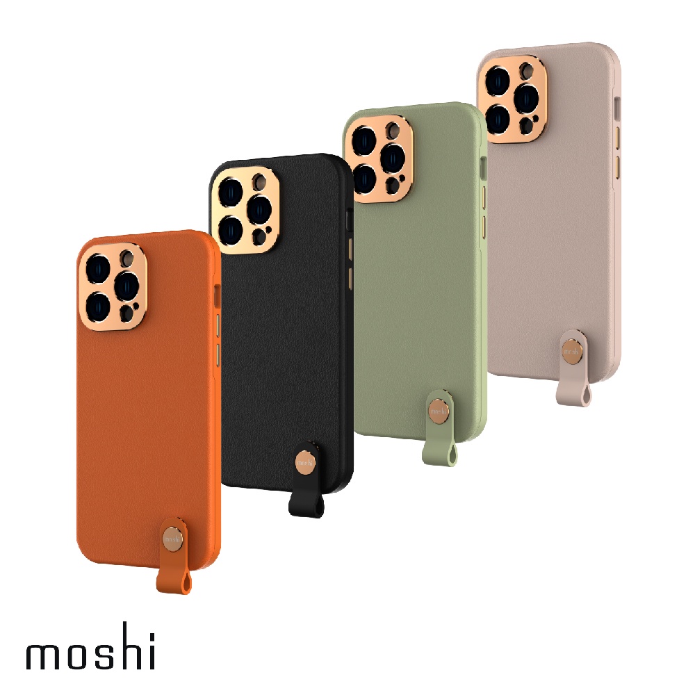 Moshi【NEW iPhone 14】Altra 腕帶皮革保護殼 支援Magsafe iPhone 14 手機殼