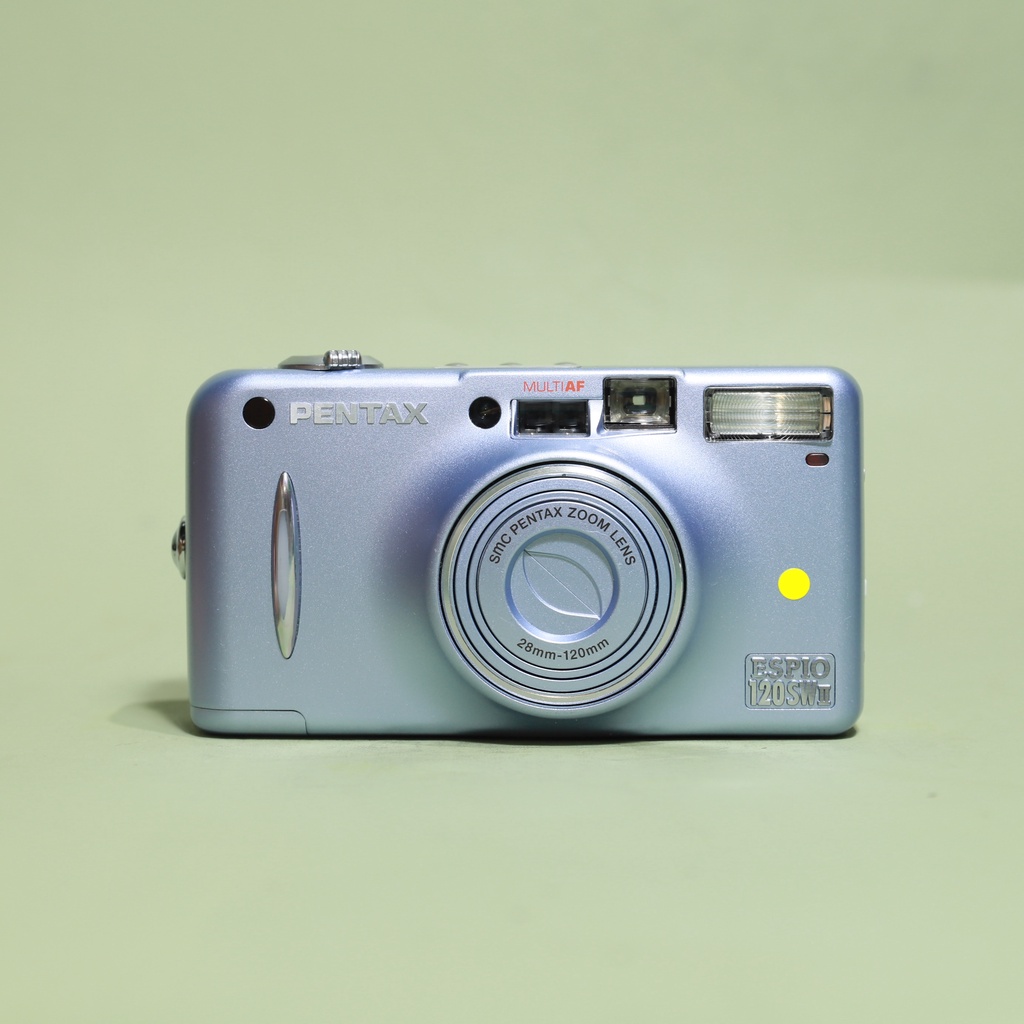 Polaroid雜貨店】♞Pentax Espio 120 SW II 藍銀135 底片傻瓜相機| 蝦皮購物