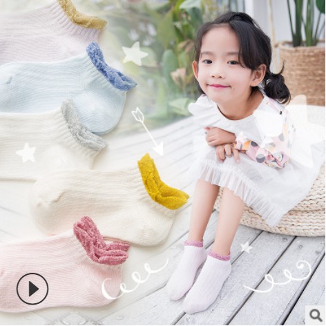 現貨出清💗佑媽嚴選Y500💗 新款夏季優質童襪，木耳邊蕾絲邊童襪寶寶襪公主風