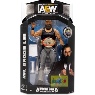 ☆阿Su倉庫☆WWE AEW Brodie Lee Unmatched 3 傳奇巨星最新款人偶附TNT冠軍腰帶 熱賣中
