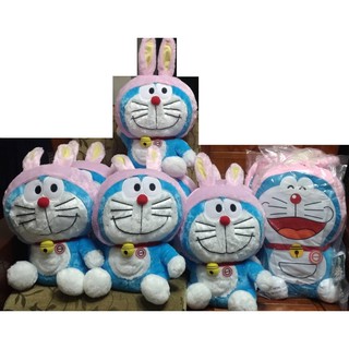 日本直送來臺 正版 哆啦a夢 小叮噹 Doraemon 月兔 2019電影版 大雄的月球探測記 布偶 娃娃 靠墊 夾吉拉