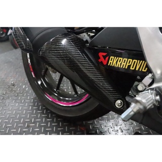 MOS GSX R150 R 150 GSXR 小阿魯 卡夢 碳纖維 排氣管前段蓋 排氣管飾蓋 前段蓋 防燙蓋 卡夢貼片