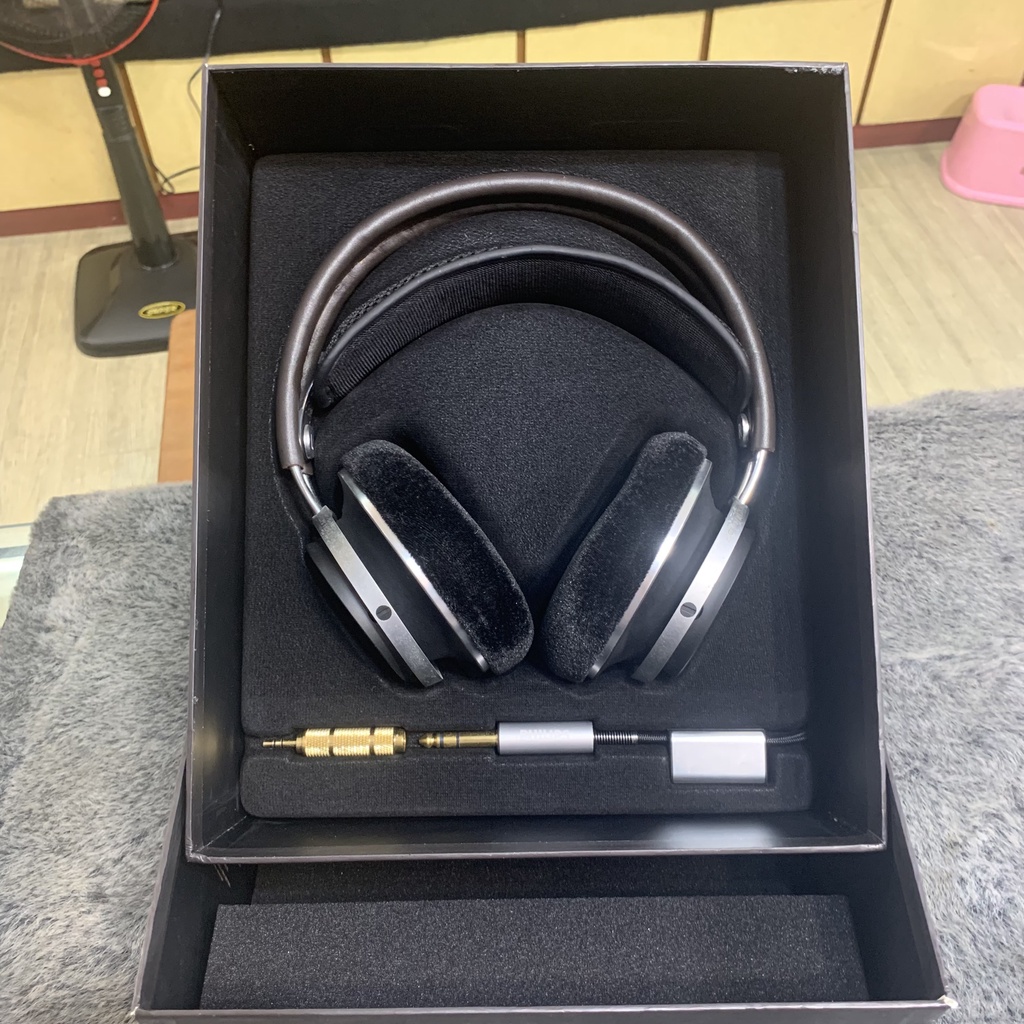 全新展示品 PHILIPS FIDELIO X1 音質更勝 X3 開放式旗艦HiFi立體聲耳罩式耳機 可換線 公司貨