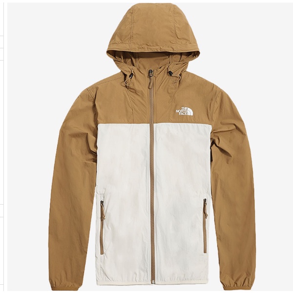 The North Face M UPF WIND JACKET 男 風衣外套 卡其