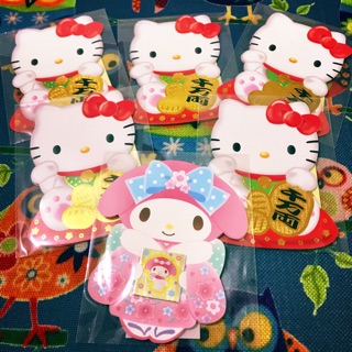 現貨 Sanrio 三麗鷗 日本🇯🇵限定 hello kitty/ my melody 凱蒂貓 美樂蒂 招財貓 紅包袋