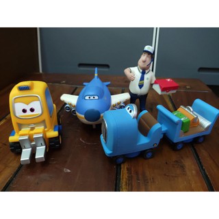 超級飛俠 Super wings 變形機器人 絕版 金寶 皮皮 大鵬 豆豆 軟膠玩具 叉車 拖車 飛機