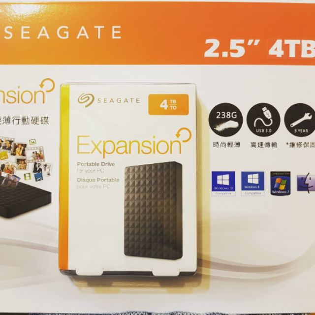 Seagate 4TB 新黑鑽 2.5吋