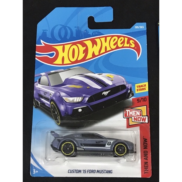 風火輪 hot wheels custom 15 福特 ford 野馬 mustang 紫色 普卡