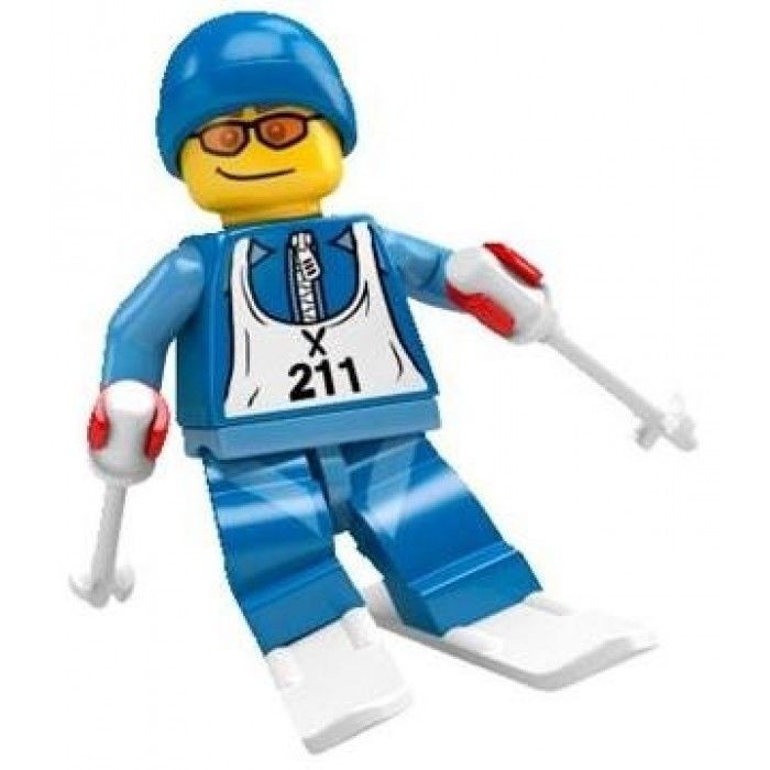 絕版LEGO Minifigures Series 2 樂高2代 第2季8684 #12滑雪男孩