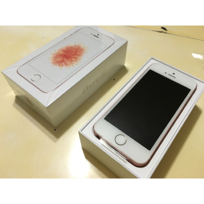 iPhone SE 16G 玫瑰金少用極新