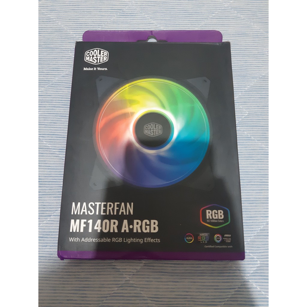 酷碼CoolerMaster MasterFan MF140R ARGB/5V幻彩炫光/PWM溫控/14cm機殼風扇