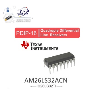 聯騰．TEXAS AM26LS32ACN PDIP16 Quadruple Differential Line