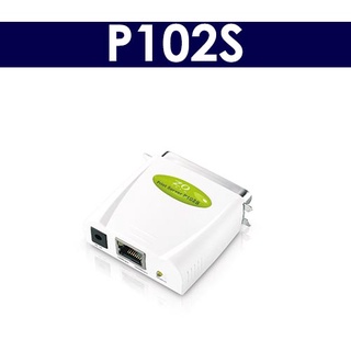 【48個月保固,含稅】零壹 ZOTECH P102S 1埠 Parallel 10/100M 家用平行埠印表伺服器