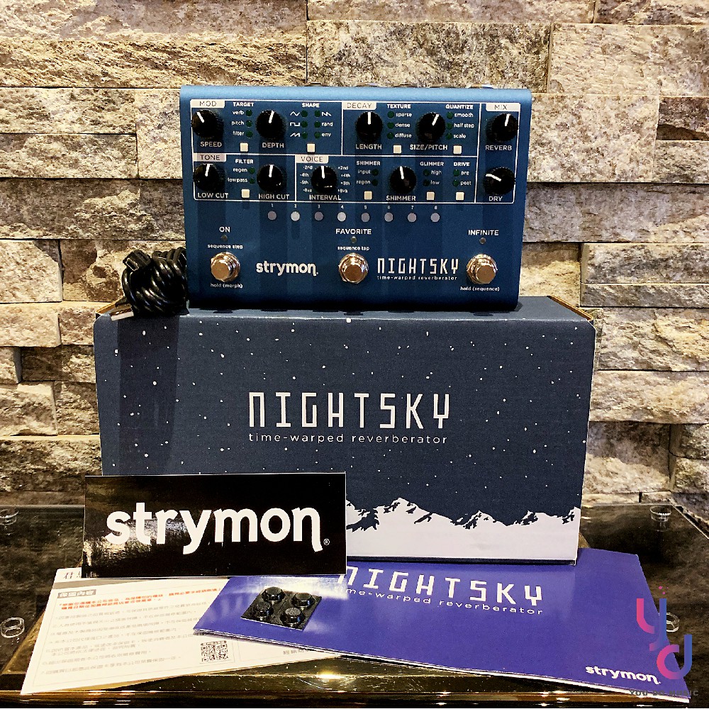 分期免運 贈高階短導 美國 Strymon NightSky Reverb Time-Warped 吉他 合成器 效果器